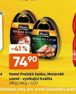 Terno Hamé moravské uzené nabídka