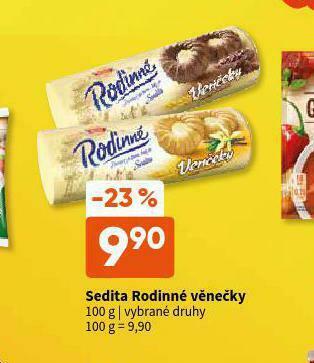 Terno Sedita rodinné věnečky nabídka