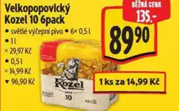 Albert Velkopopovický Kozel 10 nabídka