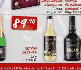 Terno Vaječný likér 18% nabídka