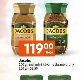 Terno Jacobs instantní káva nabídka