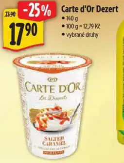 Albert Carte d'Or Dezert nabídka