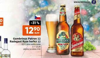 Terno Pivo gambrinus patron 12 nabídka