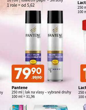 Terno Pantene lak na vlasy nabídka