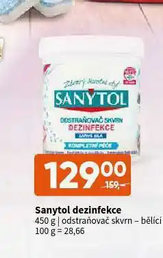 Terno Sanytol dezinfekce odstraňovač skvrn nabídka