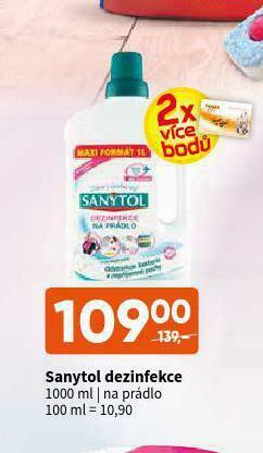 Terno Sanytol dezinfekce na prádlo nabídka