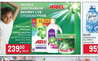 Makro Ariel prací prostředek nabídka