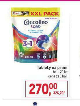Makro Coccolino tablety na praní nabídka