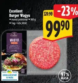 Albert Excellent Burger Wagyu nabídka