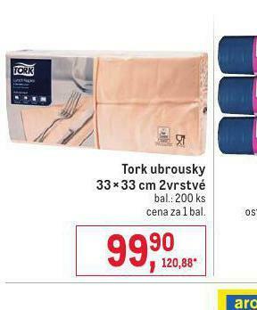 Makro Tork ubrousky nabídka