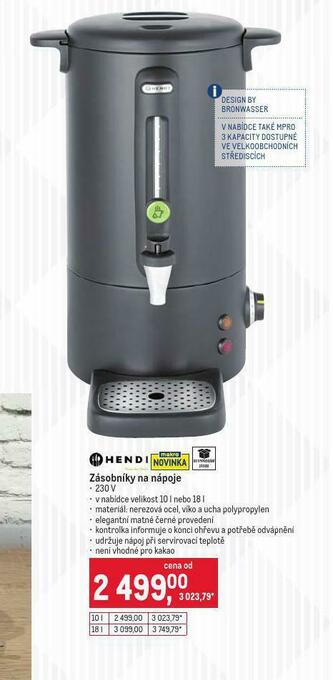 Makro Zásobníky na nápoje nabídka