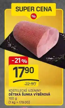 Flop DĚTSKÁ ŠUNKA VÝBĚROVÁ 100 g nabídka
