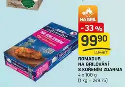 Flop ROMADUR NA GRILOVÁNÍ S KOŘENÍM ZDARMA 4 x 100g nabídka