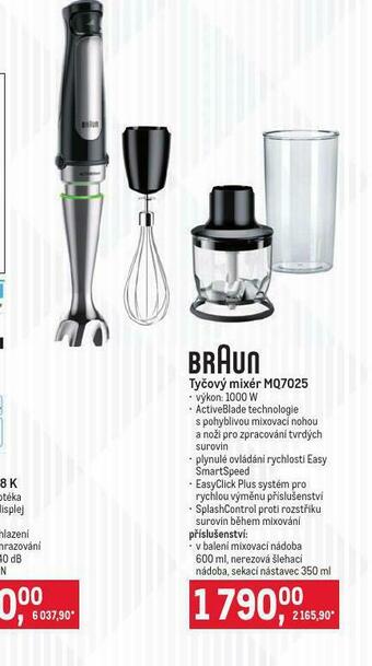 Makro Tyčový mixer braun nabídka