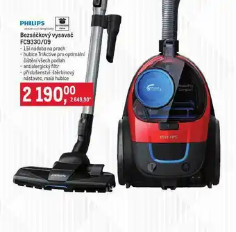 Bbezsáčkový vysavač philips
