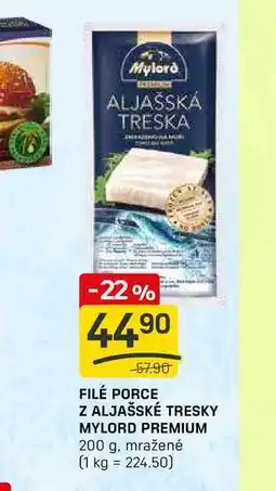 Flop FILÉ PORCE Z ALJAŠSKÉ TRESKY MYLORD PREMIUM 200 g, mražené nabídka