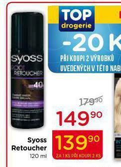 TOP drogerie Syoss retoucher nabídka