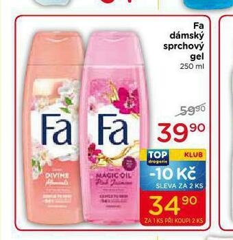 TOP drogerie Fa sprchový gel nabídka