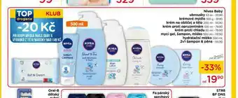 TOP drogerie Nivea baby ubrousky nabídka