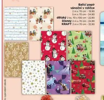 TOP drogerie Balicí vánoční papír kraft nabídka