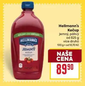 Billa Hellmann’s kečup nabídka
