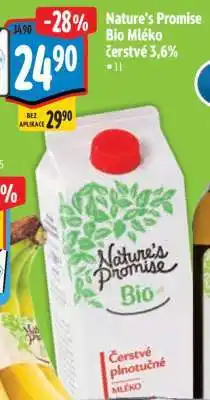 Albert Nature's Promise Bio Mléko čerstvé 3,6 nabídka