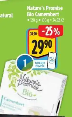 Albert Nature’s Promise Bio Camembert nabídka