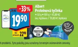 Albert Albert Proteinová tyčinka nabídka