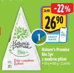 Albert Nature’s Promise Bio Sýr s modrou plísní nabídka