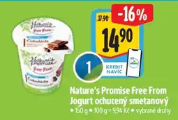 Albert Nature's Promise Free From Jogurt ochucený smetanový nabídka