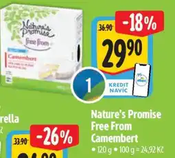 Albert Nature’s Promise Free from Camembert nabídka
