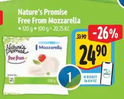 Albert Nature’s Promise Free from Mozzarella nabídka