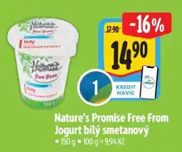 Albert Nature’s Promise Free from Jogurt bílý smetanový nabídka