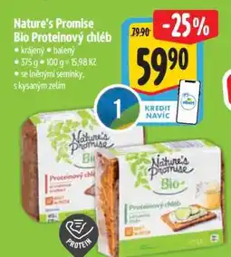 Albert Nature’s Promise Bio Proteinový chléb nabídka
