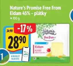 Albert Nature's Promise Free From Eidam 45% - plátky nabídka