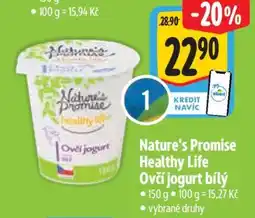 Albert Nature’s Promise Healthy life Ovčí jogurt bílý nabídka