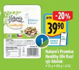 Albert Nature’s Promise Healthy life Kozí sýr bloček nabídka