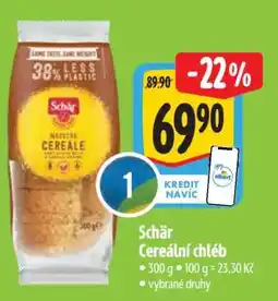Albert SCHÄR Cereální chléb nabídka