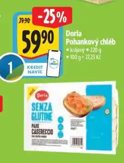 Albert Doria Pohankový chléb nabídka