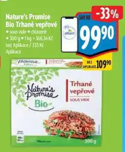 Albert Nature’s Promise Bio Trhané vepřové nabídka