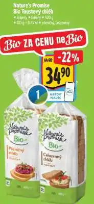 Albert Nature's Promise Bio Toastový chléb nabídka