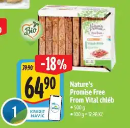 Albert Nature’s Promise Free from Vital chléb nabídka