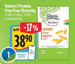 Albert Nature's Promise Free from Těstoviny nabídka