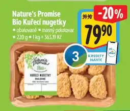 Albert Nature’s Promise Bio Kuřecí nugetky nabídka