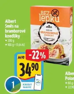 Albert Albert Směs na bramborové knedlíky nabídka