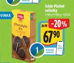 Albert Schär Plněné sušenky nabídka