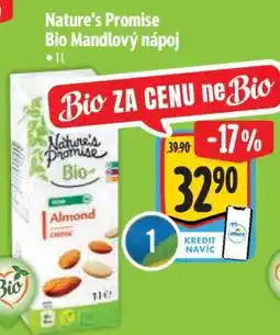 Albert Nature’s Promise Bio Mandlový nápoj nabídka