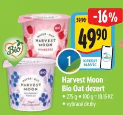 Albert Harvest Moon Bio Oat dezert nabídka
