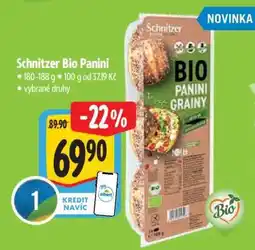 Albert Schnitzer Bio Panini nabídka