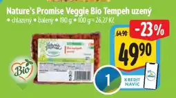 Albert Nature’s Promise Veggie Bio Tempeh uzený nabídka